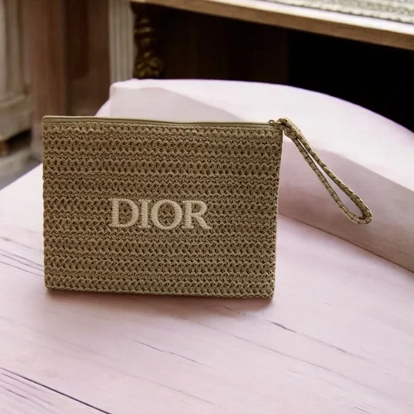 Dior beauty Raffia Clutch Bag - Picture 3 of 7